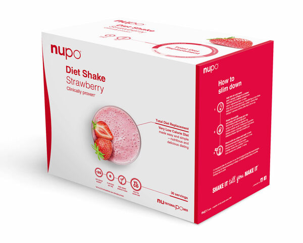 NUPO diétny nápoj v prášku - s príchuťou Jahoda 960 g 30 ks porovnat ceny