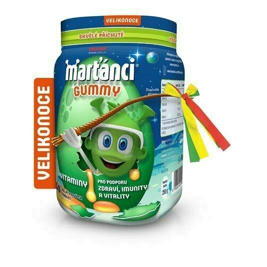 Marťánci Gummy Velikonoce 50 želatinových tablet porovnat ceny