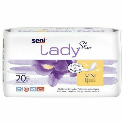 Seni Lady Slim Mini anatomické vložky pro ženy, 20ks, 9,5 x 20,5cm, sa porovnat ceny