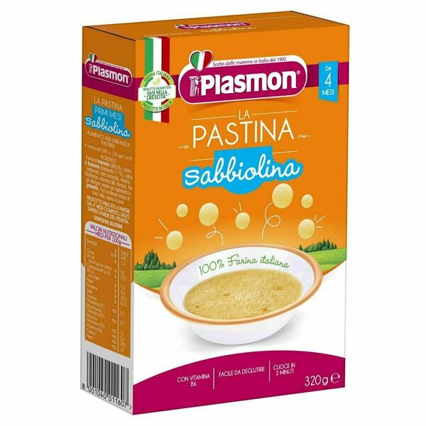 Plasmon Moje první těstoviny pšeničné Sabbiolina tarhoňa 320g porovnat ceny
