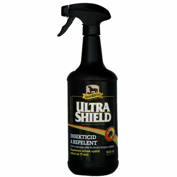ABSORBINE UltraShield Repelent pro koně láhev s rozprašovačem 946ml porovnat ceny