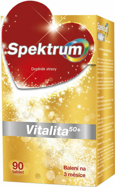 Spektrum Vitalita 50+ 90 tablet Vánoce 2018 porovnat ceny