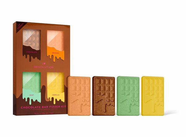 Revolution I Heart Revolution Chocolate Bar Fizzer Kit koupelová bomba 4 ks porovnat ceny