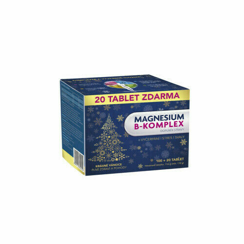 Magnesium B-komplex VÁNOCE Glenmark tbl.100+20 porovnat ceny