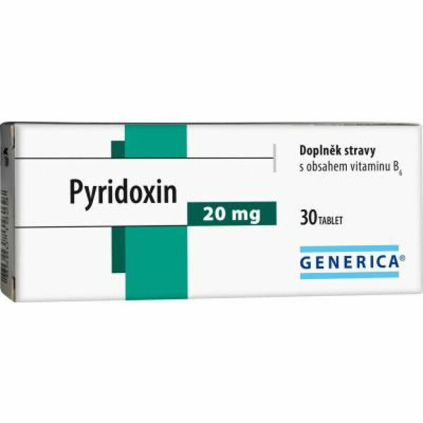 GENERICA Pyridoxin 30 tablet porovnat ceny