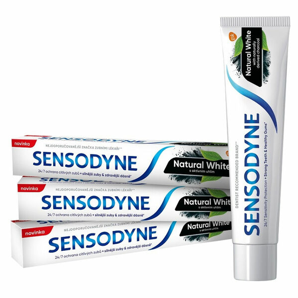 SENSODYNE Natural White Zubní pasta 3 x 75 ml porovnat ceny