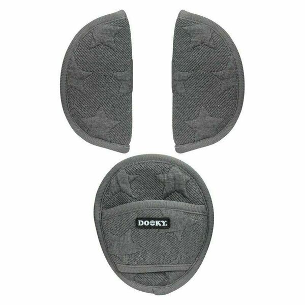 Dooky Chránič pásu Universal Pads KNITTED STARS Grey porovnat ceny