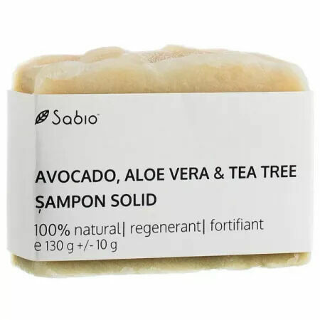 Sabio Cosmetics Tuhý přírodní šampon s avokádem, aloe vera a tea tree, 130 g porovnat ceny