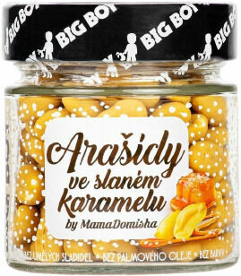 BIG BOY® Arašídy ve Slaném karamelu @mamadomisha 130g porovnat ceny