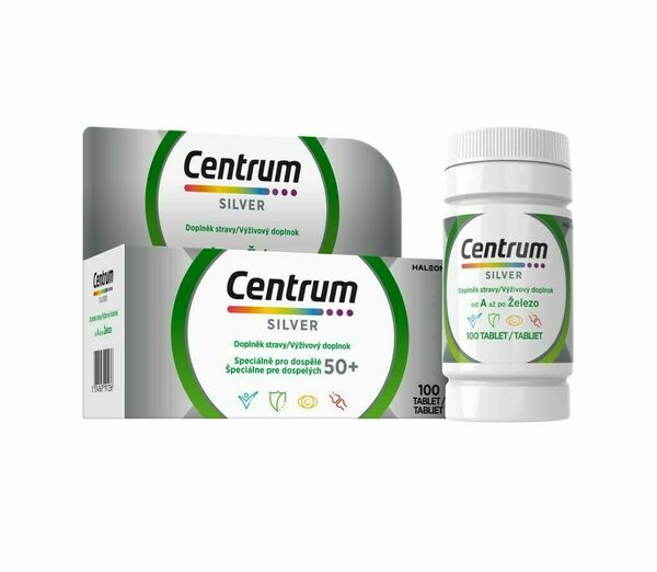 Centrum multivitamín Silver 100 tablet porovnat ceny