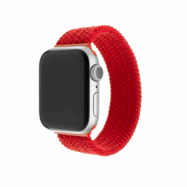 FIXED Elastický nylonový řemínek Nylon Strap pro Apple Watch 42/44/45mm červený velikost XS porovnat ceny