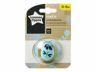 Tommee Tippee Šidítko C2N silikon Moda 0-6m modré 1ks porovnat ceny