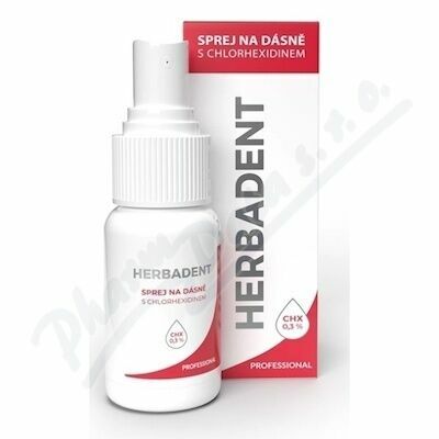 HERBADENT PROFES.sprej na dásně s chlorhex.25ml porovnat ceny