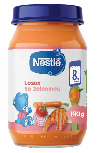 Nestlé NESTLÉ dětský příkrm zelenina s lososem 190 g porovnat ceny