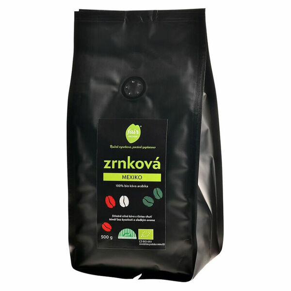 FAIROBCHOD Mexiko zrnková káva BIO 500 g porovnat ceny
