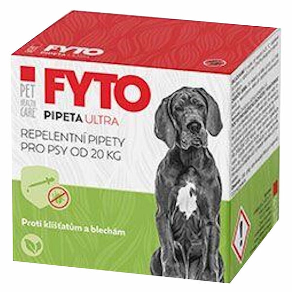 PET HEALTH CARE FYTO Pipeta ultra pro psy od 20 kg 6x10 ml porovnat ceny