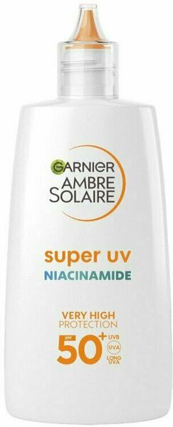 Garnier Ambre Solaire super UV denní fluid proti nedokonalostem s niacinamidem a SPF 50+, 40 ml porovnat ceny