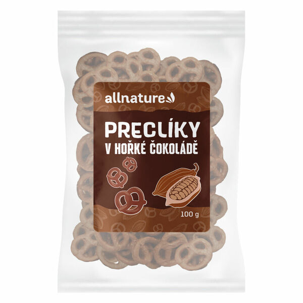 ALLNATURE Preclíky v hořké čokoládě 100 g porovnat ceny