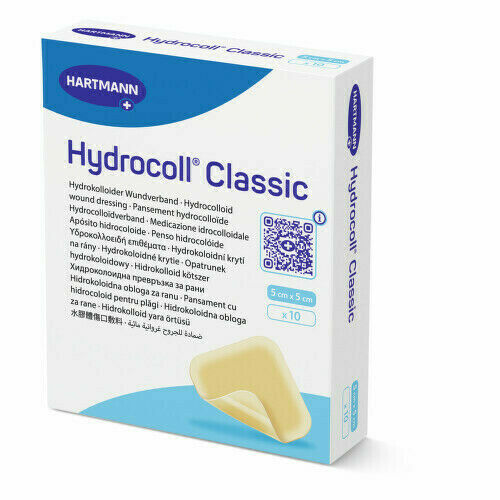 Hartmann Hydrocoll Classic krytí hydrokoloidní 5x5cm 10ks porovnání ceny