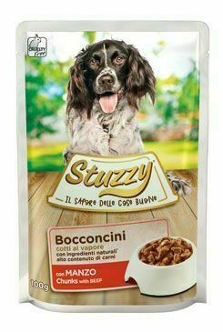 Stuzzy Dog Kapsa Adult Kousky Hovězí 100g porovnat ceny