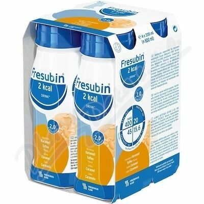 FRESUBIN 2 KCAL DRINK PŘÍCHUŤ KARAMELOVÁ perorální roztok 4X200ML porovnat ceny