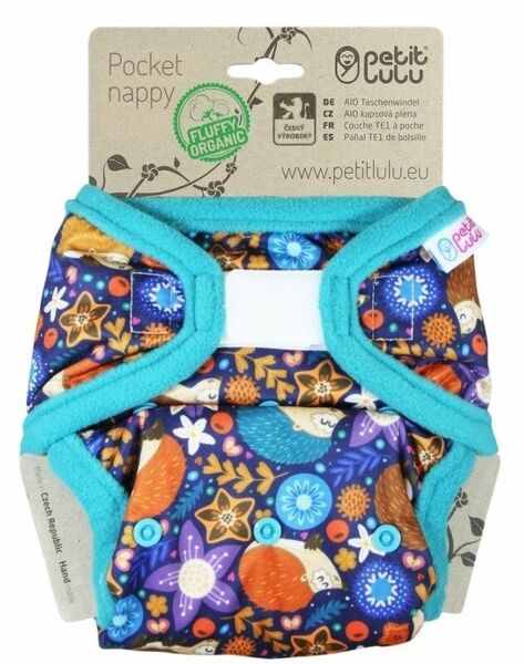 Petit Lulu All In One kapsová plena suchý zip - Ježečci porovnat ceny