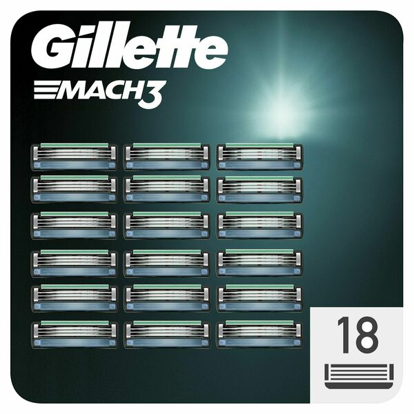 Gillette Mach3 pánské náhradní holicí hlavice 18 ks porovnat ceny