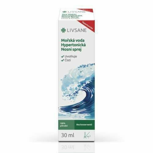 LIVSANE Mořská voda hypertonická sprej 30ml porovnat ceny