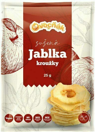 Ovocňák Sušené jablečné kroužky 25 g porovnat ceny