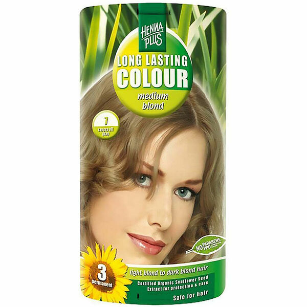 HENNA PLUS Přírodní barva na vlasy SYTÁ BLOND 7 100 ml porovnat ceny