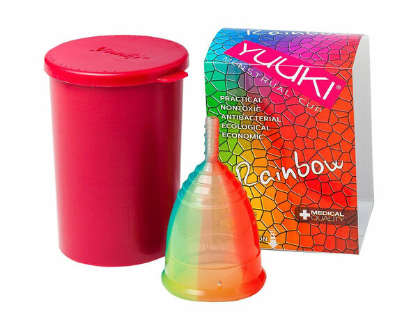 YUUKI Menstruační kalíšek Line Large set 1 ks + dezinfekční krabička porovnat ceny