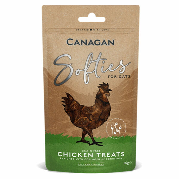 CANAGAN Softies chicken treats pamlsky pro kočky 50 g porovnat ceny