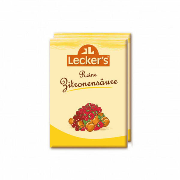 LECKER´S Kyselina citronová 2 x 10 g porovnat ceny