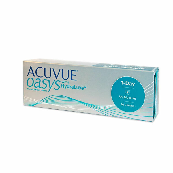 JOHNSON Acuvue Oasys 1 Day with HydraLuxe 30 čoček, Počet dioptrií: -0,50, Počet kusů v balení: 30 ks, Průměr: 14,3, Zakřivení: 8,5 porovnat ceny
