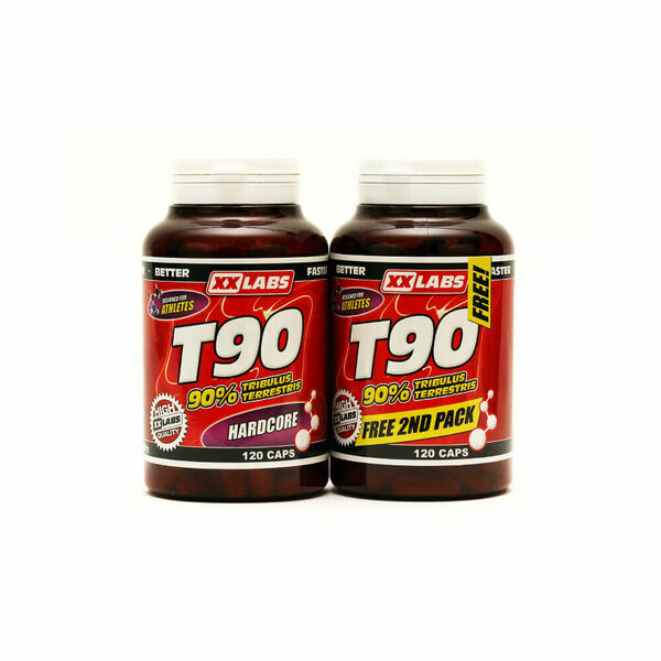 XXLABS T90 - Xxtreme Testosterone Booster 120 kapslí + 120 kapslí ZDARMA porovnat ceny