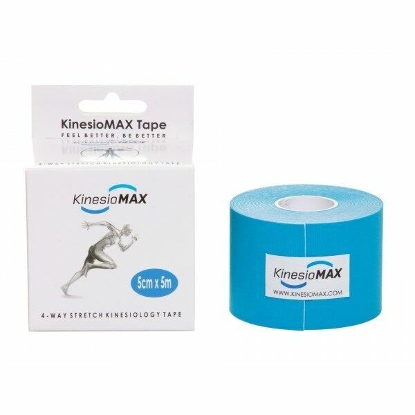 Tejp.KinesioMAX 4WAY Stretch Kinesiol.modrá 5cmx5m porovnat ceny