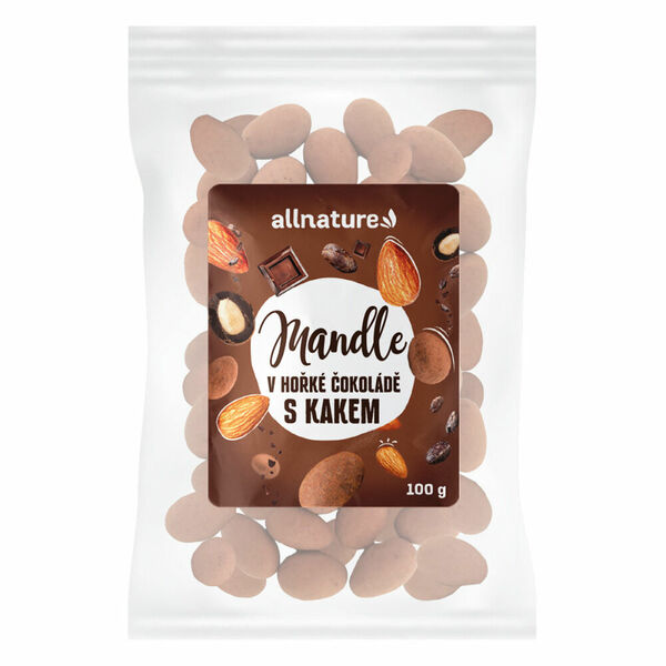 ALLNATURE Mandle v čokoládě s kakaem 100 g porovnat ceny