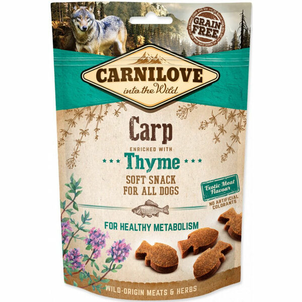 CARNILOVE Dog Semi Moist Snack Carp&Thyme 200g porovnat ceny