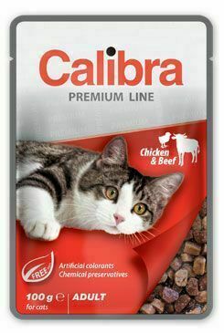 Calibra Cat Kapsa Premium Adult Chicken & Beef 100g porovnat ceny