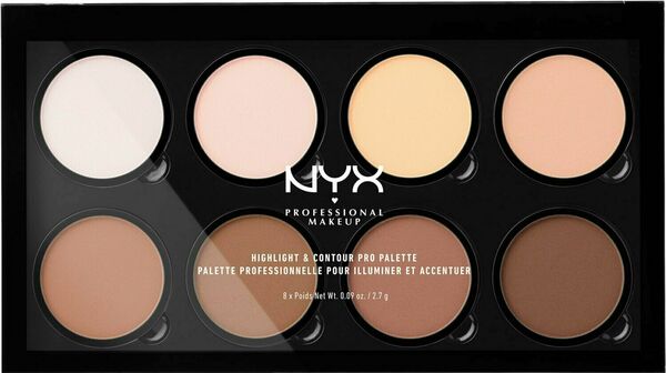 NYX Professional Makeup Highlight & Contour Pro Palette - Konturovací paletka 21,6g porovnat ceny