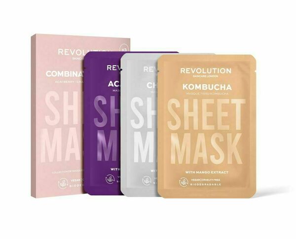 Revolution Skincare Biodegradable Combination sada pleťových masek 3 ks porovnat ceny