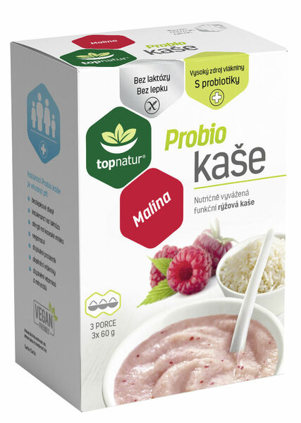 Topnatur Probio kaše malina 3x60g porovnat ceny