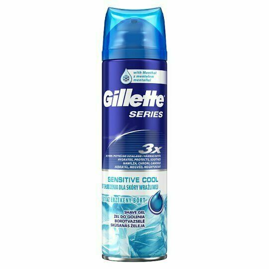Gillette Series Sensitive cool gel na holení 200ml porovnat ceny