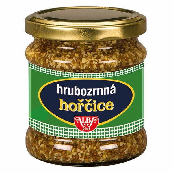 KÁVOVINY Hořčice hrubozrnná sklo 180 g porovnat ceny
