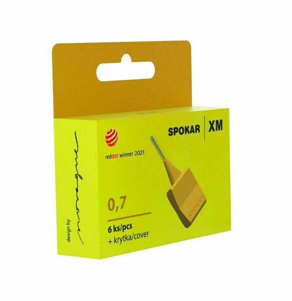 Spokar XM Mezizubní kartáčky žluté 0.7 mm 6 ks porovnat ceny