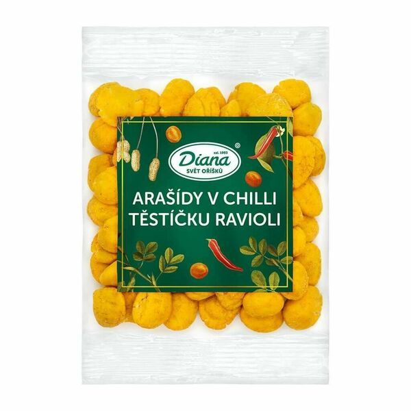Diana Company Arašídy v chilli těstíčku ravioli 100g porovnat ceny