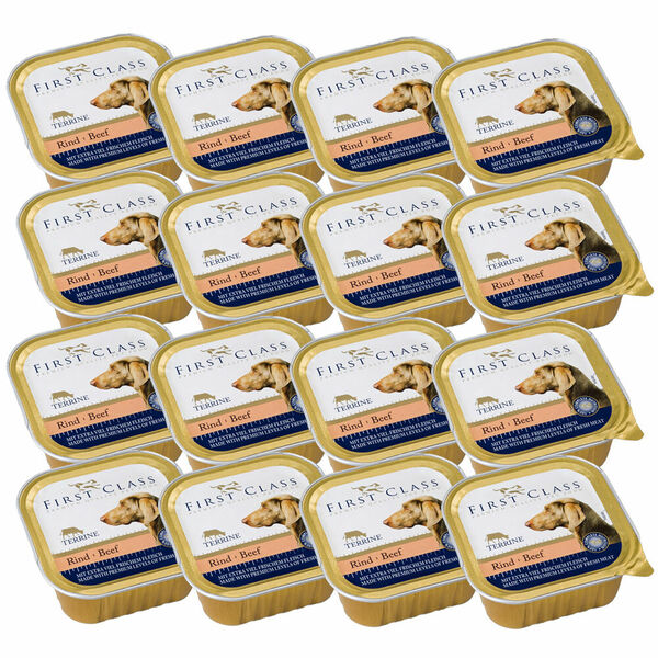 Akinu FIRST CLASS Hovězí paštika pro psy 16 x 150 g porovnat ceny