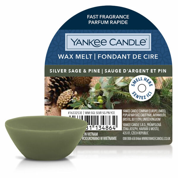 YANKEE CANDLE Vonný vosk Silver Sage & Pine 22 g porovnat ceny