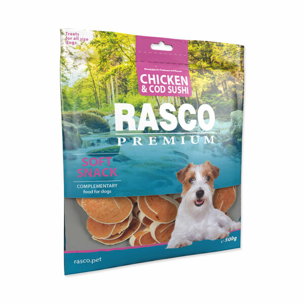 Rasco Premium Sushi z kuřete a tresky 500 g porovnat ceny
