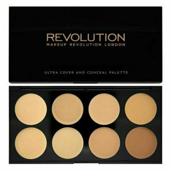 Makeup Revolution Ultra Cover and Concealer Palette Light - Medium - paletka korektorů porovnat ceny